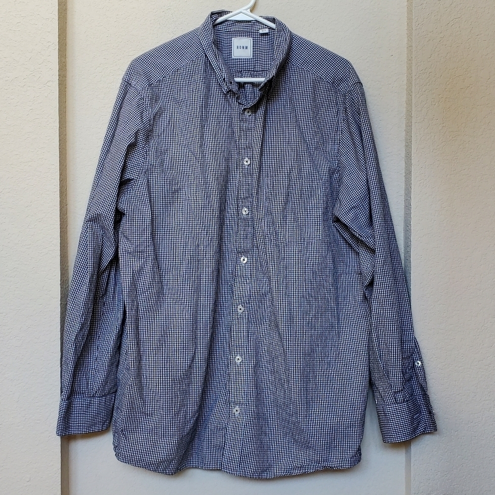 Rown Men's L/S Checkered Shirt.   Size XLT